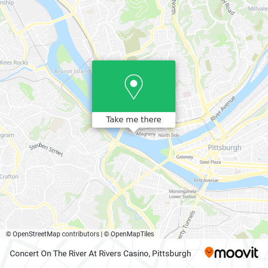 Mapa de Concert On The River At Rivers Casino