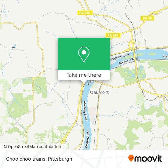 Choo choo trains map