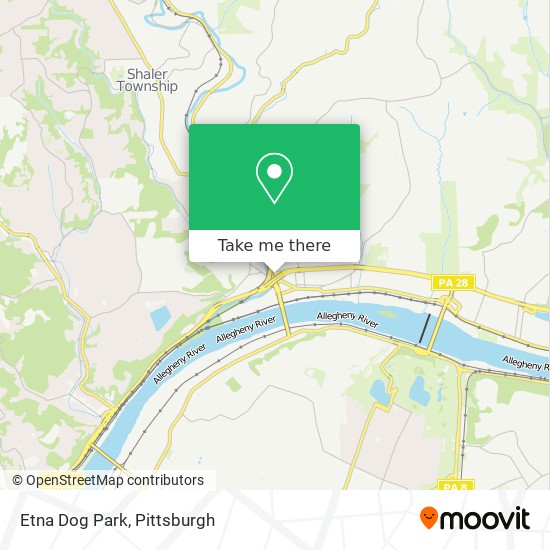 Etna Dog Park map
