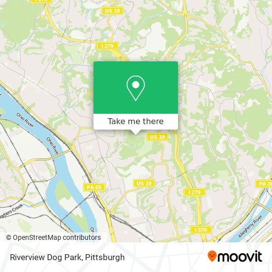 Riverview Dog Park map
