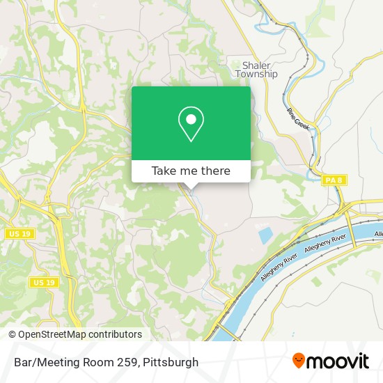 Bar/Meeting Room 259 map