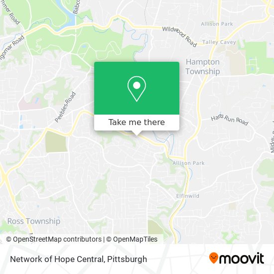 Network of Hope Central map