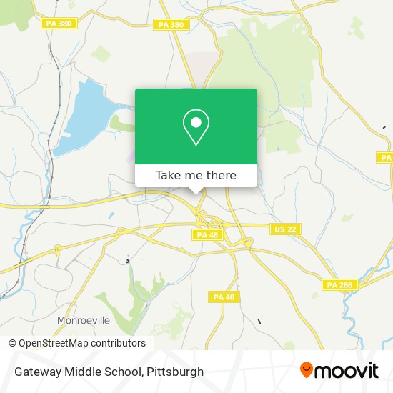 Mapa de Gateway Middle School