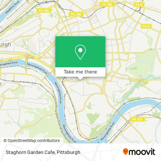 Staghorn Garden Cafe map
