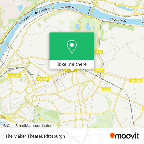 The Maker Theater map