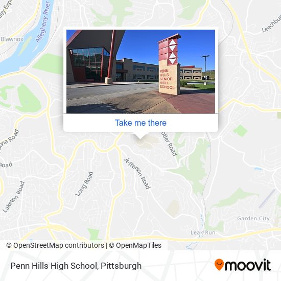 Mapa de Penn Hills High School