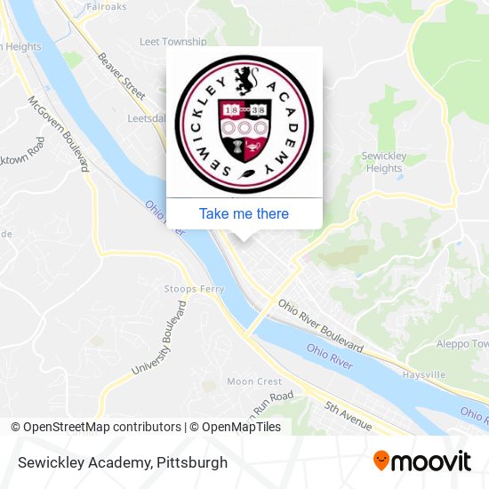 Mapa de Sewickley Academy