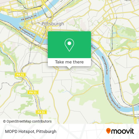 Mapa de MOPD Hotspot