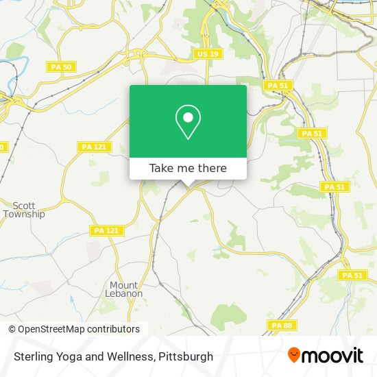 Sterling Yoga and Wellness map