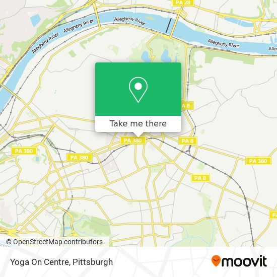Mapa de Yoga On Centre