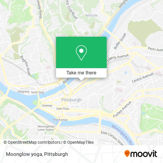 Moonglow yoga map