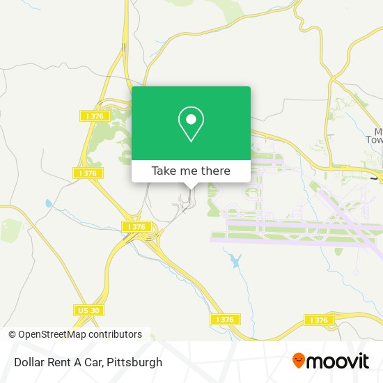 Mapa de Dollar Rent A Car