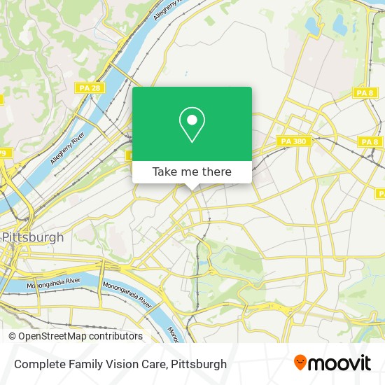 Complete Family Vision Care map