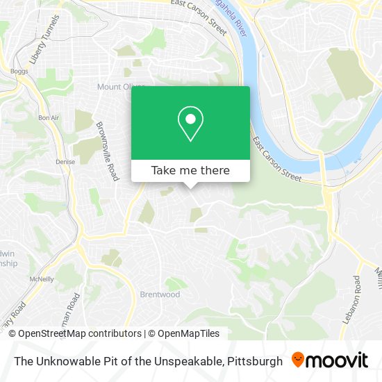 The Unknowable Pit of the Unspeakable map
