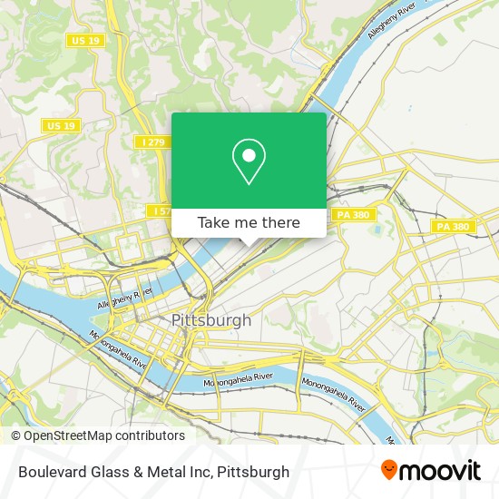 Mapa de Boulevard Glass & Metal Inc