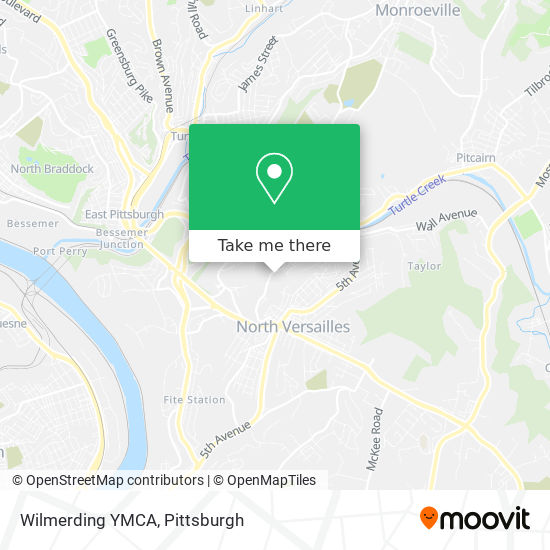 Wilmerding YMCA map
