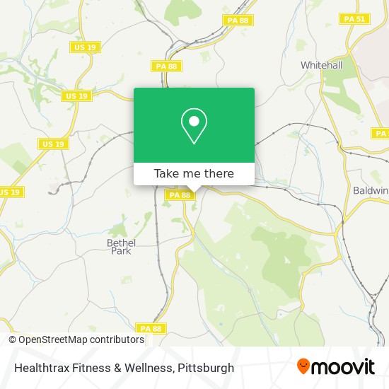 Healthtrax Fitness & Wellness map