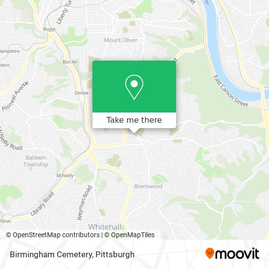 Mapa de Birmingham Cemetery