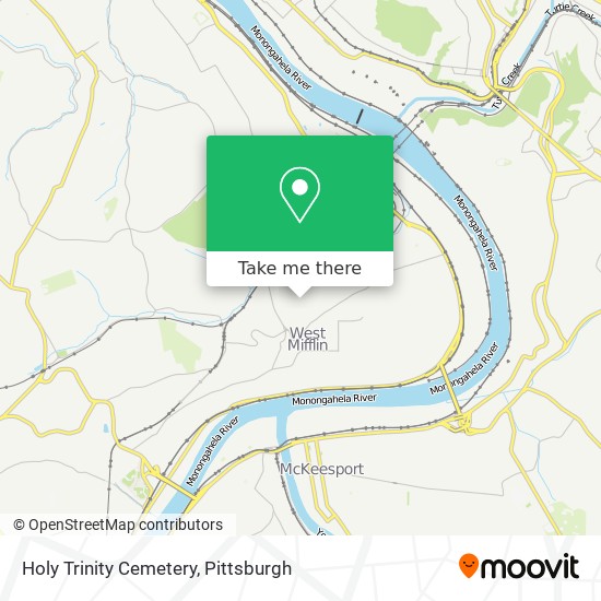 Holy Trinity Cemetery map