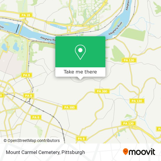 Mapa de Mount Carmel Cemetery