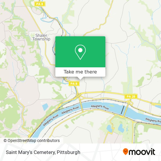 Mapa de Saint Mary's Cemetery