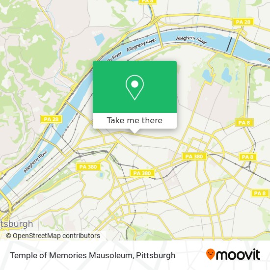 Temple of Memories Mausoleum map