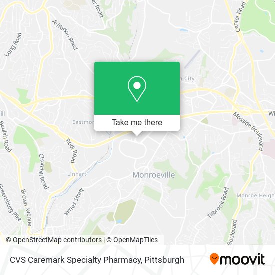 Mapa de CVS Caremark Specialty Pharmacy