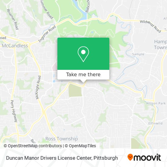 Mapa de Duncan Manor Drivers License Center