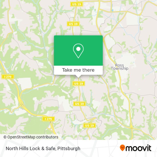 North Hills Lock & Safe map
