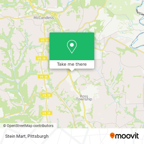 Mapa de Stein Mart