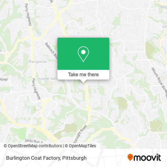 Mapa de Burlington Coat Factory