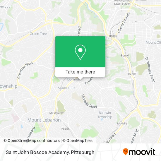 Saint John Boscoe Academy map