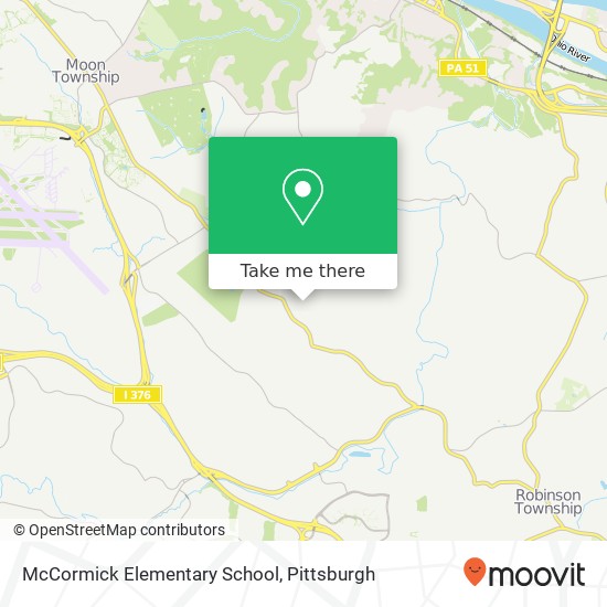 McCormick Elementary School map
