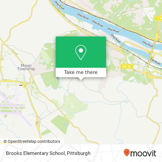 Mapa de Brooks Elementary School