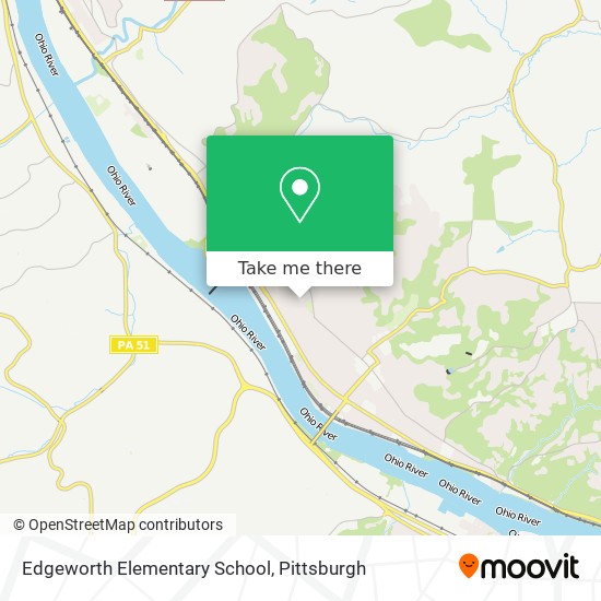 Mapa de Edgeworth Elementary School