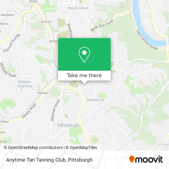 Anytime Tan Tanning Club map