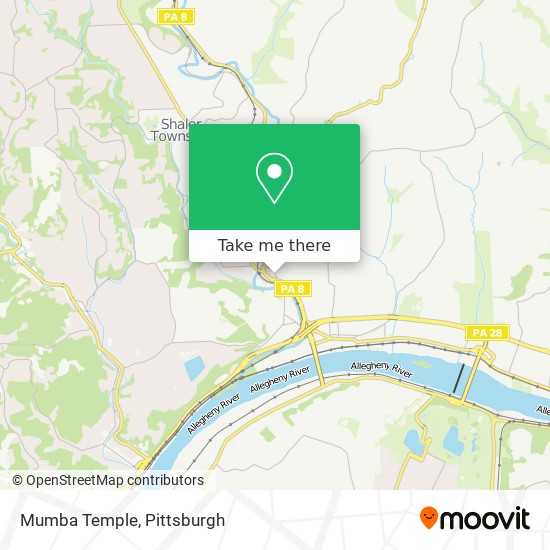 Mumba Temple map