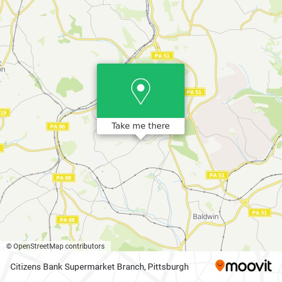 Mapa de Citizens Bank Supermarket Branch