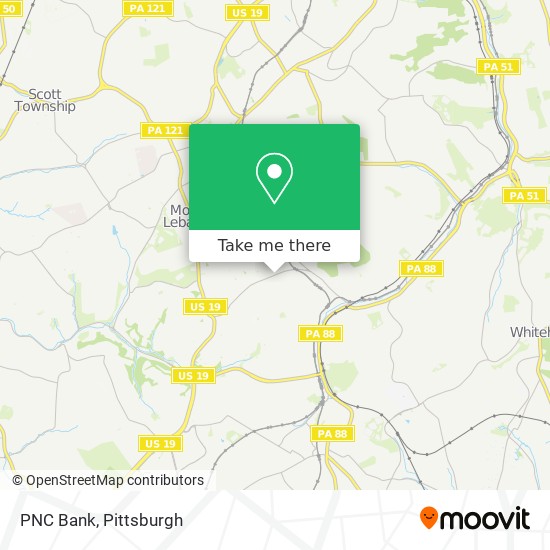 PNC Bank map