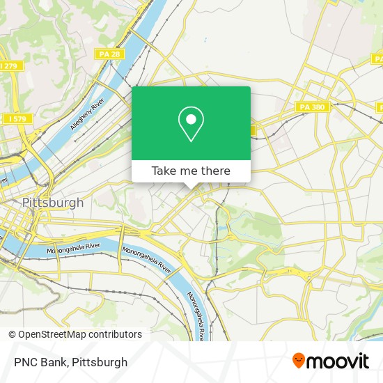 PNC Bank map