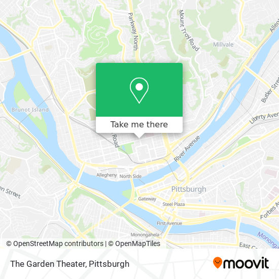 The Garden Theater map