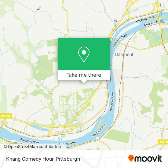 Khang Comedy Hour map