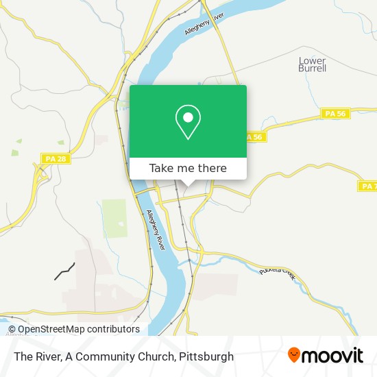 Mapa de The River, A Community Church