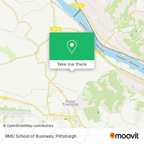 Mapa de RMU School of Business