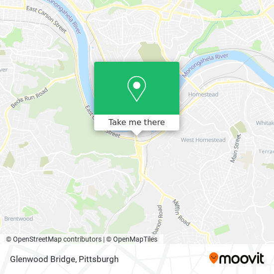 Glenwood Bridge map