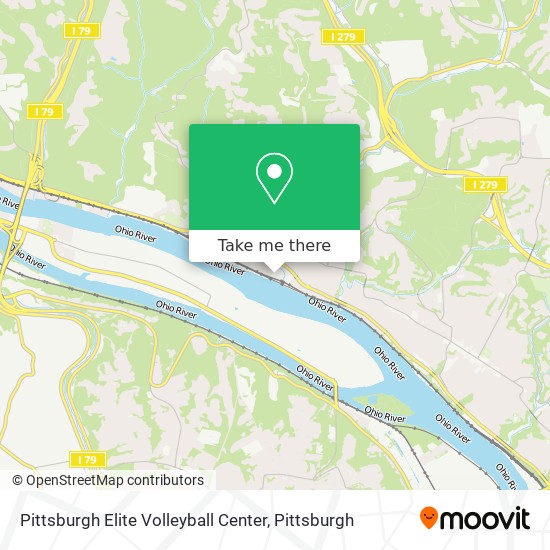 Pittsburgh Elite Volleyball Center map