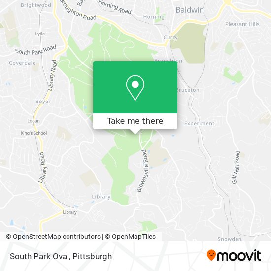 Mapa de South Park Oval