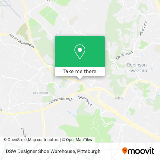 DSW Designer Shoe Warehouse map