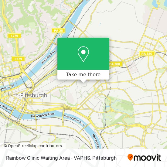 Rainbow Clinic Waiting Area - VAPHS map