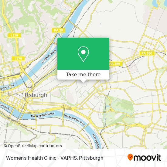 Women's Health Clinic - VAPHS map